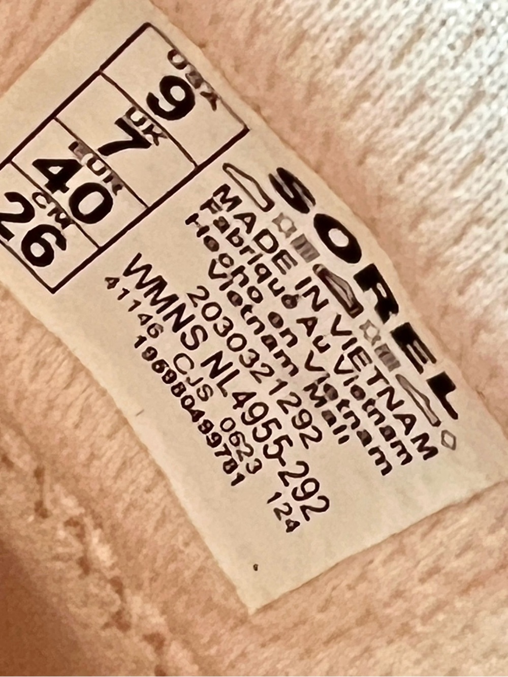 SOREL Kinetic Impact II Mule Sneakers Honey White Ceramic Size 9 - Picture 11 of 16